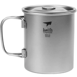 Keith Kaisi Pure Titanium Cup Outdoor Camp Wild Piece Simple Titanium Cup Titanium Coffee Cufe Cup Cup Wine Cover