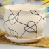 Bình gốm cực lớn Bình sứ màu trắng lọ có khay Jingdezhen kích cỡ đa dạng trong chậu - Vase / Bồn hoa & Kệ chậu nhựa treo Vase / Bồn hoa & Kệ