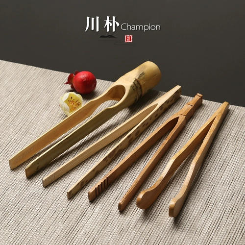 Chuan pu натуральный бамбук для поднятия горшка кисти кисти чай чай чайной чай чайная ложка чай щетка чай