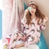 Đồ ngủ của phụ nữ mùa thu quần dài tay Hàn Quốc phiên bản của sinh viên tươi ngọt dễ thương đồ ngủ bộ có thể được đeo bên ngoài nhà quần áo nữ mùa đông