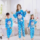 Cha mẹ-con Một bộ đồ ngủ mơ ước La dài tay của ba cô gái nhung san hô mùa thu và mùa đông flannel mẹ và con gái đặt mẹ và con đồ bộ mặc nhà bằng vải thun Bộ Pajama