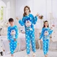 Cha mẹ-con Một bộ đồ ngủ mơ ước La dài tay của ba cô gái nhung san hô mùa thu và mùa đông flannel mẹ và con gái đặt mẹ và con bộ pijama Bộ Pajama