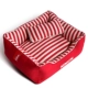 Красная и белая плетение+подушка