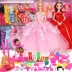 Hey bản thân mình Barbie Girl Gift Set chúa Castle lớn đồ chơi quá khổ quần áo ngủ biệt thự Đồ chơi búp bê