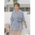 Áo khoác nữ kiểu dáng Hepburn áo khoác len ngắn nữ 2018 mùa đông hai mặt phiên bản mới của Hàn Quốc cổ áo phù hợp với cổ áo