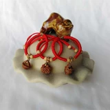 Детский браслет из красной нити, защитный амулет