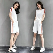 Simmanite bán đầm ngắn tay ngắn thể thao phù hợp với nữ mùa hè 2019 thời trang mới nước ngoài thường ngày - Quần áo ngoài trời