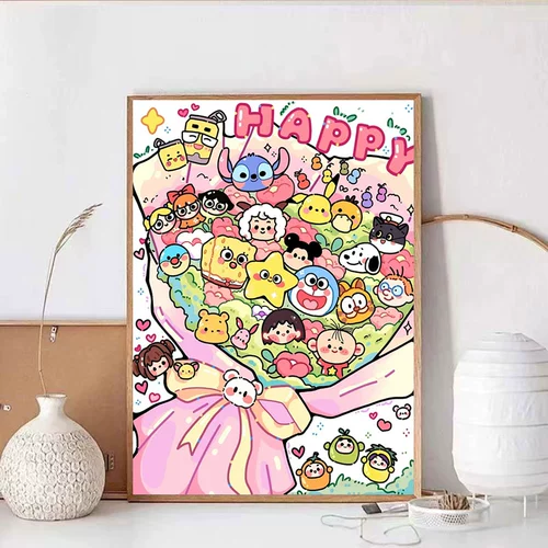 Детские наклейки, мультяшный набор материалов, картхолдер, игрушка, «сделай сам», новая коллекция