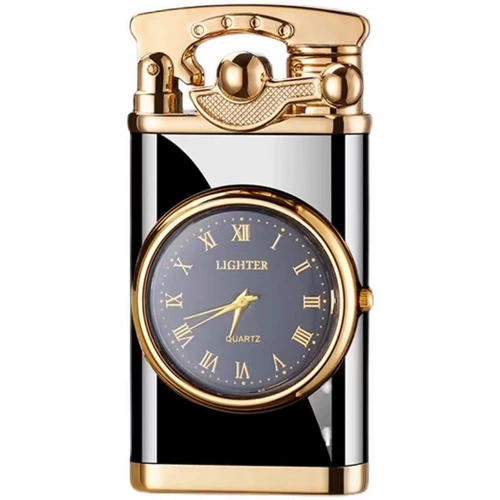 Часы, защитная ветрозащитная зажигалка, мужской высококлассный циферблат для друга