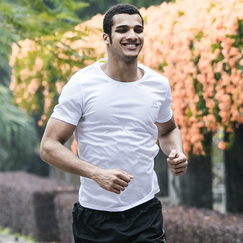 沃动 Мужское боди для спортзала, спортивная быстросохнущая баскетбольная футболка для тренировок, летний топ для йоги, для бега, короткий рукав