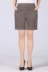 Phụ nữ trung niên quần short mặc mẹ mùa hè ăn mặc kích thước lớn cotton căng eo cao trung niên lỏng thường năm quần