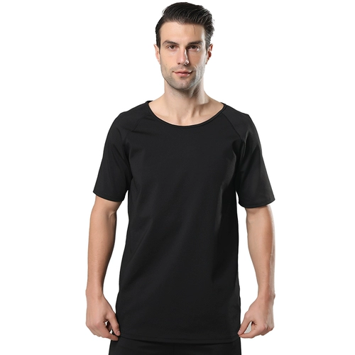 暴汗服男套装夏季健身服运动减肥衣降体服控体服不粘身跑步爆汗服