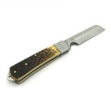 Фукуока много -функциональный изоляционный электрический нож Специальный кабельный нож Старый модный складной Специальный Стальной Электроизоляция Нож