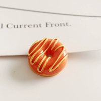 Оранжевый пончик