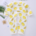 Bé onesies mùa hè siêu mỏng dài tay sợi tre trẻ sơ sinh trẻ em điều hòa không khí dịch vụ 0-3 tháng quần áo trẻ em 6 Áo liền quần