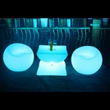 Прямая продажа светодиодного бара креативного стола стул Camellia Seven Color Stool Shop KTV Outdoor Entaina