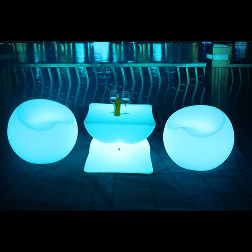 Прямая продажа светодиодного бара креативного стола стул Camellia Seven Color Stool Shop KTV Outdoor Entaina