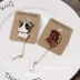 Nhật Bản và Hàn Quốc Huy hiệu Harajuku Túi sinh viên Hoạt hình Anime Dễ thương Áo len Pin Khóa Trâm Dog Cổ áo Pin Phụ kiện - Trâm cài huy hiệu cài áo sơ mi Trâm cài