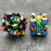 Gear Rubiks Cube Thứ ba 3D Không có nhãn dán Gear Gear Rubiks Cube Thứ ba Gear Gear Puzzle Fun Cube Toy - Đồ chơi IQ