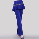 Юбка, осенние штаны для взрослых, блестки для ногтей, штаны-клёш, средняя посадка