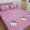 phòng đơn hello kitty hoạt hình lanh tờ trên twill giường quilt phòng ngủ đôi đơn - Khăn trải giường