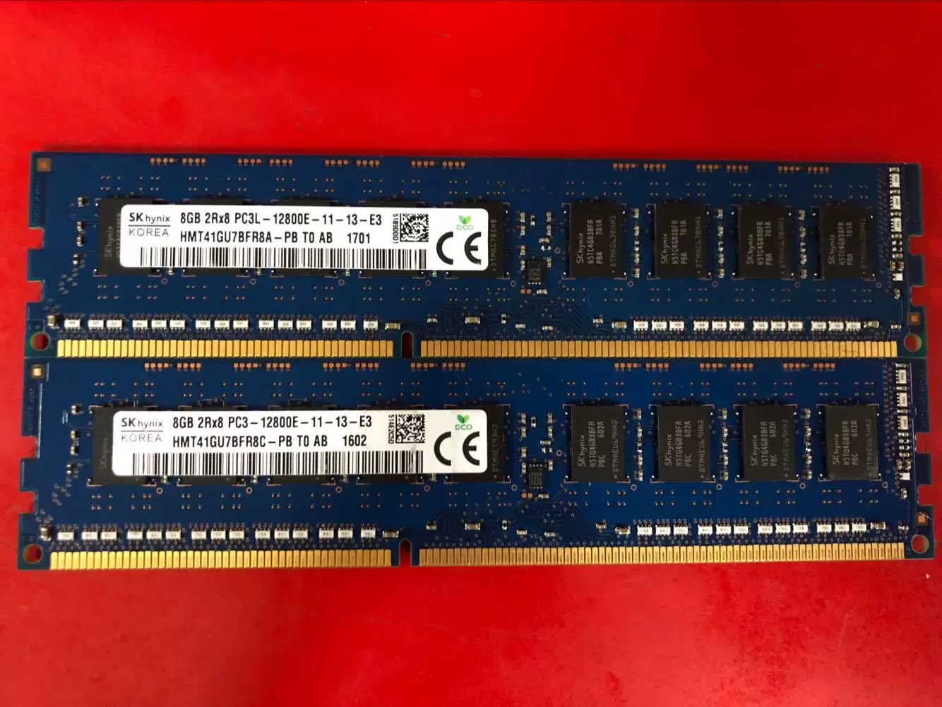 Память сервера Samsung 8 ГБ 2Rx8 PC3-12800E DDR3 1600 8G чистый ECC UDIMM