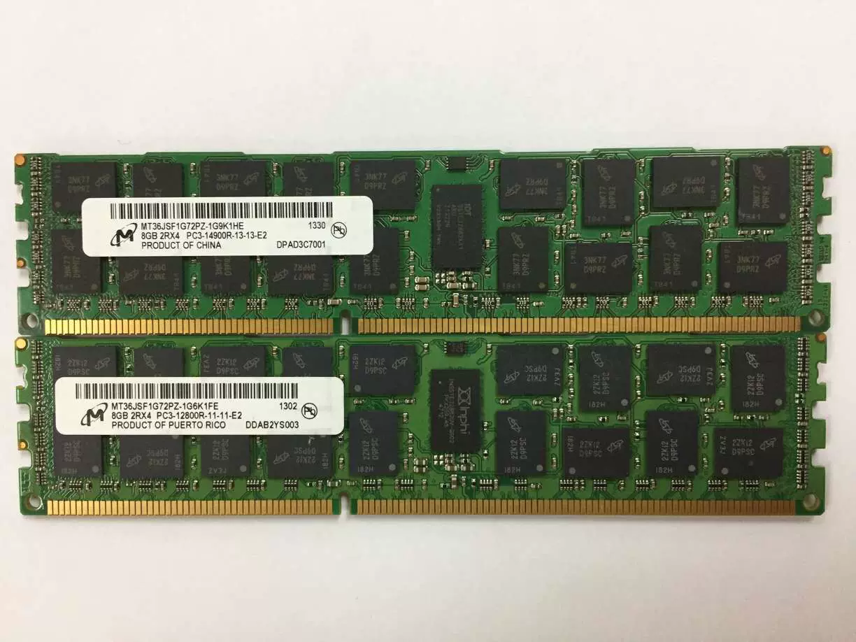 MT/Магний 8ГБ ECC REG 2RX4 PC3-12800R DDR3 1600 8G серверная память