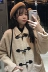 Áo khoác ngắn nam mùa thu đông 2018 phiên bản phổ biến của Hàn Quốc cho phụ nữ áo khoác lông cừu dày dày hoang dã mới