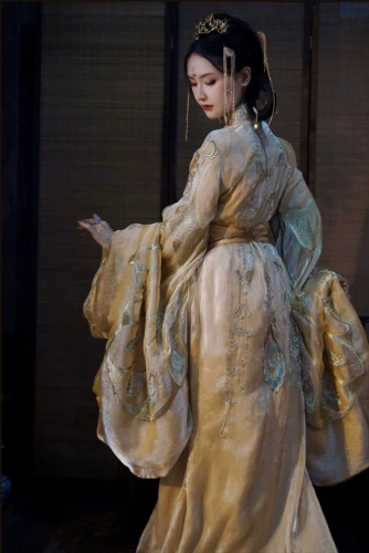 После продажи, Zongzong Estecetic Aesthetic Garden Dream Dream о китайском великолепном породе тяжелой промышленности, вышитая ханфу, ханфу