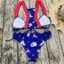 Ruffled Bikini 2018 AliExpress In mới Đồ bơi Bà ren Đồ bơi Châu Âu và Mỹ Bikini gợi cảm - Bikinis đồ bơi nữ dạng quần cạp cao Bikinis