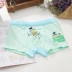 Bei Shi thơ mới nóng hàng loạt đồ lót của cậu bé trong cậu bé lớn sinh viên boxer bốn-góc boy cotton shorts underwear đầm trẻ em cao cấp Quần áo lót