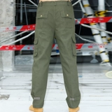 Хлопковые износостойкие штаны для работы, осенние, защита от ожогов, увеличенная толщина