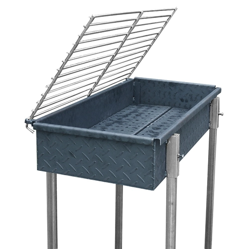 Королевская карта Коммерческая древесная уголь сгущается и увеличивает барбекю с жареными рыбами, рыба, жареная рыба, брусная мельница Манбаны