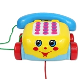 Музыкальная игрушка, мобильный телефон для ползания, раннее развитие, 0-1-3 лет, 6 мес.
