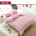 Chung bedspread Ký túc xá chỉ là những mảnh 1,5m đơn giản cô gái trẻ hồng công chúa phong cách lanh khách sạn - Khăn trải giường ga giường thun lạnh hàn quốc Khăn trải giường