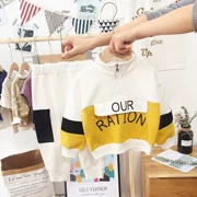 Bộ đồ mùa thu cho bé 2019 bé trai mới phiên bản Hàn Quốc 1 áo len 2 quần áo trẻ em 3 mùa xuân và bộ hai mảnh mùa thu thủy triều 5 tuổi - Phù hợp với trẻ em