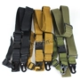 Mỹ duy nhất đa chức năng dây buộc dây đai chiến thuật đôi điểm sling kim loại sling nhiệm vụ dây buộc dây ngoài trời tráng đai nịt bụng nam