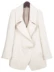 Mùa thu và mùa đông áo khoác len mới của phụ nữ mỏng trong phần dài của áo khoác mùa đông Hàn Quốc áo khoác trắng - Áo khoác dài Áo khoác dài