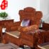 Gỗ gụ sofa Hedgehog rosewood phòng khách đồ gỗ vững chắc Phi lê unicorn sofa lớn 123 kết hợp Bộ đồ nội thất