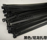 Высококачественные мощные нейлоновые черные кабельные стяжки с веревкой