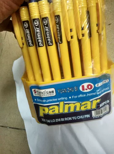 Синяя шариковая ручка, 60 шт, 1.0мм