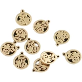 Подвеска, серьги, аксессуар ручной работы, аксессуары, золото 14 карат, не выцветает