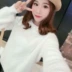 2018 mới mùa xuân phụ nữ áo len của phụ nữ đầu đoạn ngắn lỏng Hàn Quốc phiên bản của hoang dã dài tay áo sơ mi là thời trang mỏng áo cardigan nữ Áo len