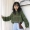 Thu đông mới phiên bản Hàn Quốc của áo len sọc nhỏ tươi nữ sinh viên áo len rộng cổ tròn tay dài quần áo nữ giá rẻ