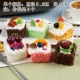 Mô phỏng bánh mì bánh mousse món tráng miệng cupcakes cửa sổ nhỏ đạo cụ Trang trí Wedding chụp chơi mô hình