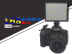 Chụp ảnh điền ánh sáng LED điện thoại di động nhỏ cầm tay Máy ảnh DSLR cưới DV chụp ngoài trong nhà chụp ảnh trực tiếp - Phụ kiện máy ảnh DSLR / đơn balo đựng máy ảnh và laptop Phụ kiện máy ảnh DSLR / đơn