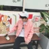 Mùa xuân và mùa thu mỏng áo khoác nam sinh viên Nhật Bản Hàn Quốc bf Harajuku lỏng màu hồng áo khoác xu hướng đẹp trai hoang dã áo sơ mi áo khoác denim Áo khoác