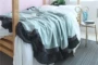 Summer in Bắc Âu ren dệt kim mỏng máy lạnh nap chăn mền sofa bọc mền giải trí mùa hè đơn hoặc kép - Ném / Chăn chăn lông siêu nhẹ