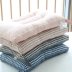 Gối in hình đơn giản kiểu Nhật Bản lưới nhỏ có thể giặt được bằng lông nhung nhung chăm sóc sức khỏe gối đơn 74 * 48cm Gối