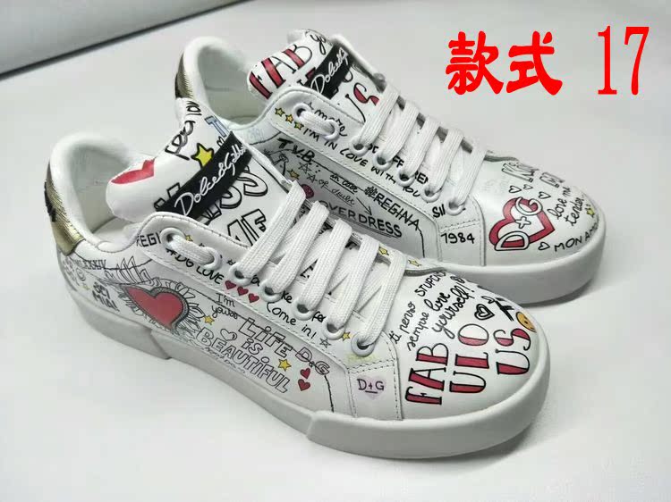 Style (17)European station 2020 new pattern cowhide Round head Frenulum letter leisure time fashion Little white shoes Low Gang men and women shoes Couple shoes